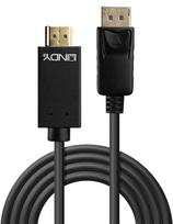 display port laidas - Lindy DisplayPort To HDMI 10.2G Cable 3m Black - 2 nuotrauka