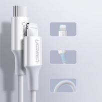 iphone laidas senukai - Ugreen 60746 US171 White - 6 nuotrauka