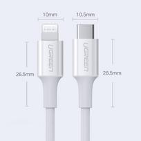 iphone laidas senukai - Ugreen 60746 US171 White - 7 nuotrauka
