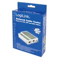rj12 - Logilink WZ0011, Cable Tester RJ11 / RJ12 / RJ45 / BNC - 10 nuotrauka