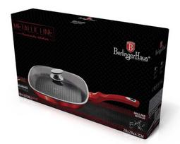 berlinger keptuve - GRILIAUS KEPTUVĖ GRANITINĖ 28 cm BERLINGER HAUS Raudonas METALLIC BH-1613 - 7 nuotrauka