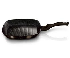 berlinger keptuve - GRIL KEPTUVĖ 28cm BERLINGER HAUS BH-6612 SHINY Juodas - 2 nuotrauka