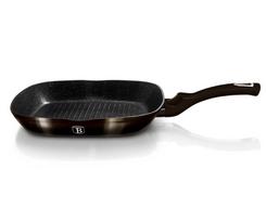 berlinger keptuve - GRIL KEPTUVĖ 28cm BERLINGER HAUS BH-6612 SHINY Juodas - 4 nuotrauka