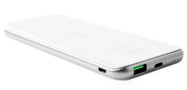 power bank wireless - PURO Slim Qi Wireless  Power Bank 8000 mAh White (Balta) - 3 nuotrauka