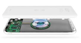 power bank wireless - PURO Slim Qi Wireless  Power Bank 8000 mAh White (Balta) - 4 nuotrauka