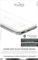 power bank wireless - PURO Slim Qi Wireless  Power Bank 8000 mAh White (Balta) - 7 nuotrauka
