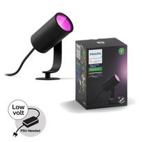 philips lauko sviestuvas - Philips Hue Lily, 8W, LED, IP65, juodas - 12 nuotrauka
