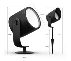 lilu 2 - Philips Hue Lily, 15W, LED, IP65, juodas - 5 nuotrauka