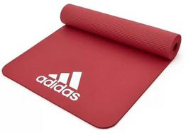 fitneso kilimelis - Treniruočių kilimėlis Adidas Fitness 7 mm, raudonas - 4 nuotrauka