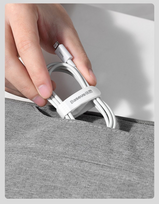 usb lightning laidas baseus - Baseus CALYS-02 Superior Cable 2,4A USB - Lightning White - 5 nuotrauka