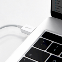 usb lightning laidas baseus - Baseus CALYS-02 Superior Cable 2,4A USB - Lightning White - 15 nuotrauka