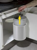 senukai siuksliadeze - Hailo Compact-Box M, balta, 15 l - 3 nuotrauka