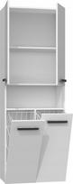 vonios spintele 40 -  Top E Shop, balta, 30 x 60 cm x 174 cm - 2 nuotrauka
