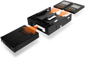 2x 3.5 - Icy Dock FLEX-FIT Trio MB343SP Mounting Kit - 7 nuotrauka