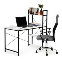 kompiuteris su stalu - Kompiuterio staliukas ModernHome Desk, baltas - 4 nuotrauka