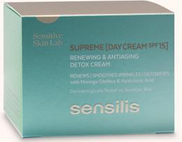 detoxas lt - Kremas SENSILIS SUPREME SPF15 detoksikuojantis ir regeneruojantis dieninis, 50ml - 2 nuotrauka