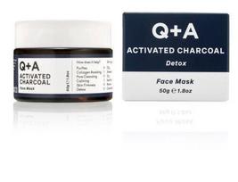 moto kauke - Q+A Activated Charcoal 50g Moterims Veido kaukės - 1 nuotrauka