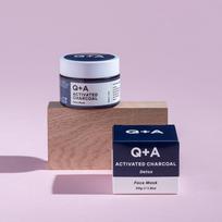 moto kauke - Q+A Activated Charcoal 50g Moterims Veido kaukės - 3 nuotrauka