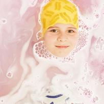 bath salt - Nailmatic KIDS PINK SALTS Foaming & Coloured Bath Salts Putojanti rožinė vonios druska, 250g - 2 nuotrauka