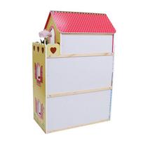 leliu namelis su baldais - Medinis lėlių namelis su baseinu ECOTOYS - 3 nuotrauka