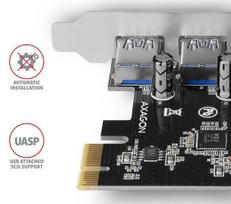 adapter pcie - Axagon PCEU-430VL - 4 nuotrauka