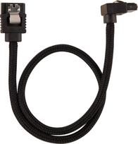 corsair laidai -  Corsair Premium Sleeved SATA 6Gbps 30cm 90°, 20 g - 2 nuotrauka