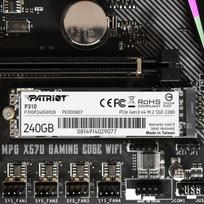 2280 m2 ssd - Patriot P310 240GB M.2 - 6 nuotrauka