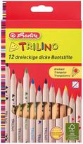 Herlitz FSC Trilino Triangular Coloured Pencils 12-Pieces 10412062