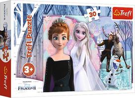 frozen puzzle - Dėlionė Trefl frozen 18275, 30 vnt. - 1 nuotrauka