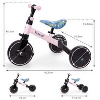 kidwell - Kidwell Triratis balansinis dviratis 3in1 PICO Flower kidwell - 5 nuotrauka