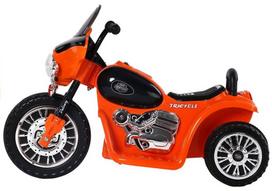 vaikiskas motociklas - Elektrinis motociklas vaikams JT568, oranžinis - 3 nuotrauka