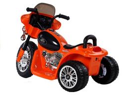 vaikiskas motociklas - Elektrinis motociklas vaikams JT568, oranžinis - 4 nuotrauka