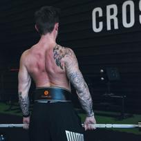 dirza odini - Sunkiosios atletikos diržas Sveltus LeatherWeightlifting Belt 115cm 9402 - 4 nuotrauka