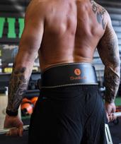 dirza odini - Sunkiosios atletikos diržas Sveltus LeatherWeightlifting Belt 115cm 9402 - 5 nuotrauka