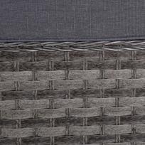 ermitazas lauko baldai - Home4you Geneva 2 Seat Sofa Dark Grey - 2 nuotrauka