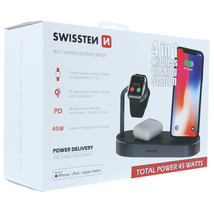 ipod apple - Dock stotelė Swissten 4in1 MFI - 3 nuotrauka