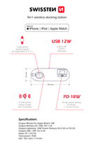 ipod apple - Dock stotelė Swissten 4in1 MFI - 5 nuotrauka