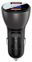 AceFast B7 Dual USB, 2 x USB, juoda