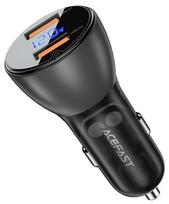 45w charger - AceFast B7 Dual USB, 2 x USB, juoda - 2 nuotrauka
