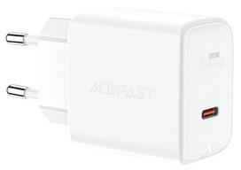 AceFast A21 USB-C QC3.0, USB-C, balta