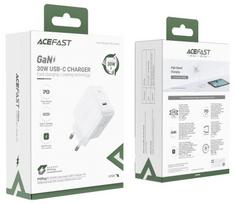 30w pakrovejas - AceFast A21 USB-C QC3.0, USB-C, balta - 4 nuotrauka