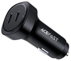 ikroviklis ausines -  AceFast B2 Dual USB-C, 2 x USB-C, juoda - 3 nuotrauka