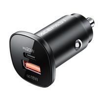 usb c fast charge - AceFast Dual Fast Charge, USB-A/1 x USB-C, juoda - 2 nuotrauka