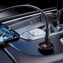 usb c fast charge - AceFast Dual Fast Charge, USB-A/1 x USB-C, juoda - 4 nuotrauka