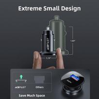 usb c fast charge - AceFast Dual Fast Charge, USB-A/1 x USB-C, juoda - 8 nuotrauka