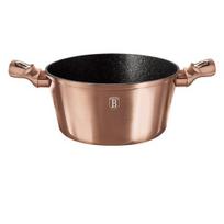 troskintuvai senukai lt - GRANITINIS PUODAS 24cm BERLINGER HAUS ROSE GOLD BH-1515 - 3 nuotrauka