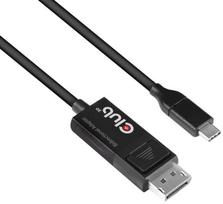 usb c to displayport 1.4 kabelis - Club 3D USB Type C Cable To DP 1.4 8K60Hz M/M 1.8m Black - 3 nuotrauka