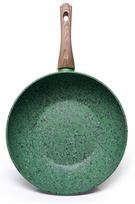 wok keptuve - Fissman Malachite Wok Pan 28x8cm Green - 2 nuotrauka