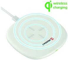 type c pakrovejas - Swissten Wireless Charger With USB Type-C Cable 1.5m White - 2 nuotrauka