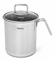Fissman Asparagus Pot With Glass Lid And Steamer Basket 16x18cm 3.5l